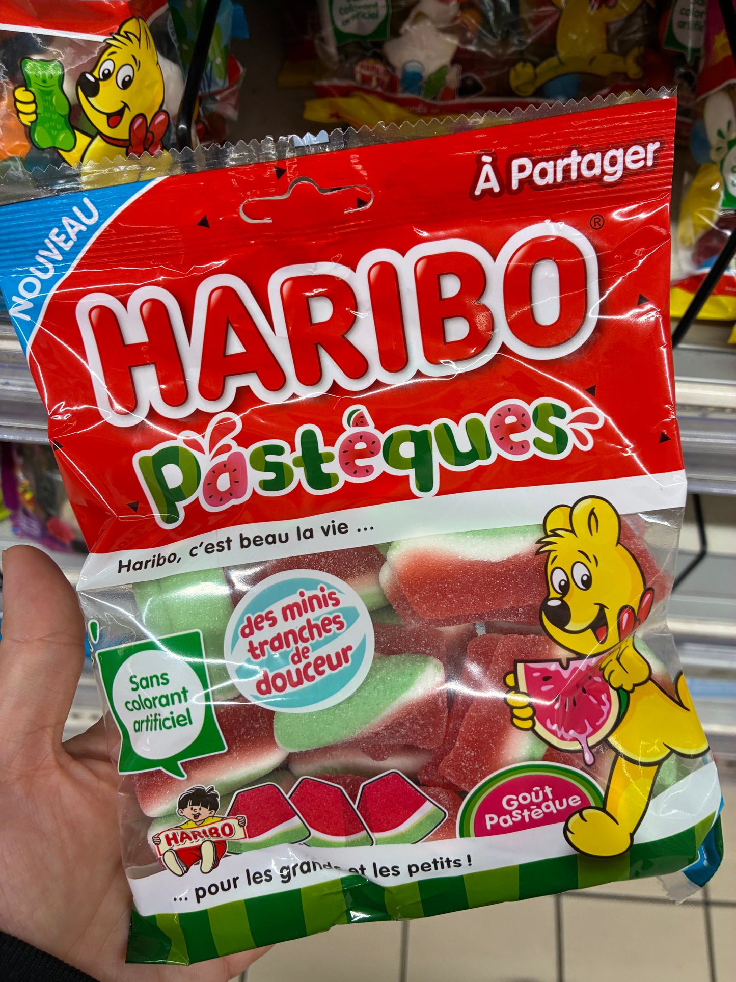 6月法國超市零食 Haribo - 西瓜味