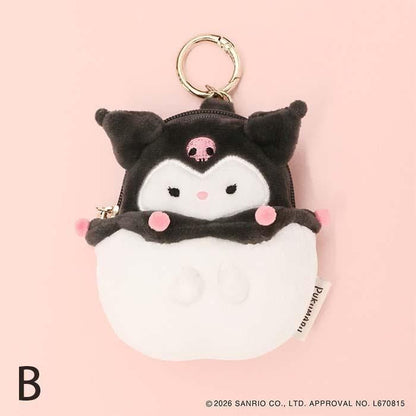 Japan｜ Sanrio PUKUMARU Kuromi Mini Charm Pouch