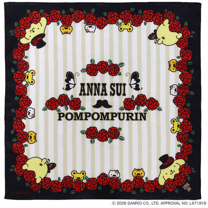 ANNA SUI x Pompompurin Print Handkerchief - Rose Red