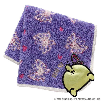 ANNA SUI x Pompompurin Butterfly Towel Handkerchief - Purple