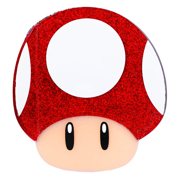 Super Mario Mushroom Hair Clip