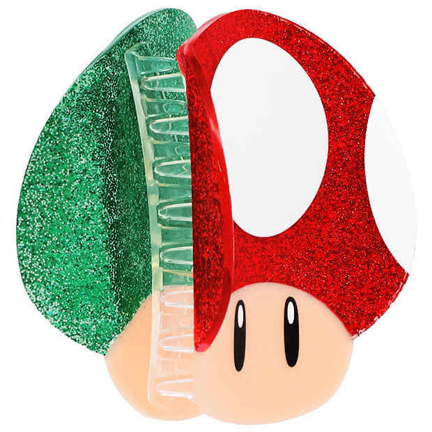 Super Mario Mushroom Hair Clip