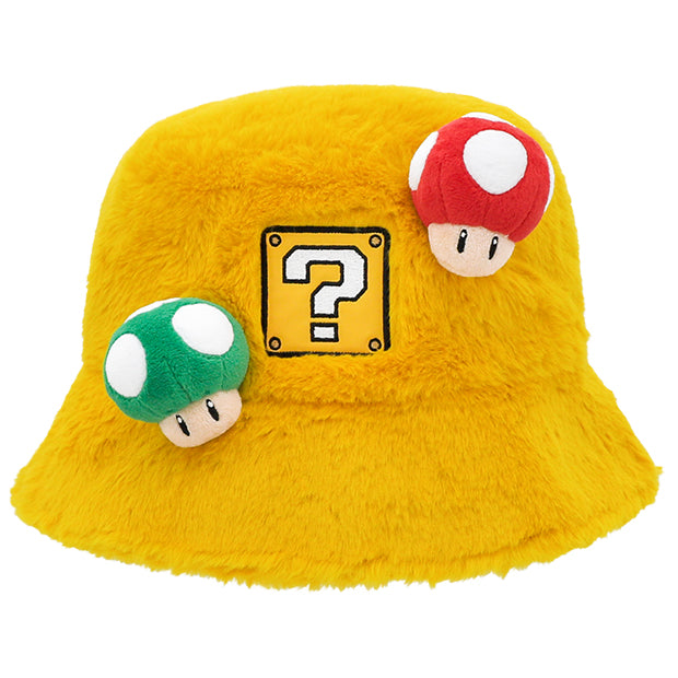 Super Nintendo World Question Block, Super Mushroom & 1-Up Mushroom Bucket Hat