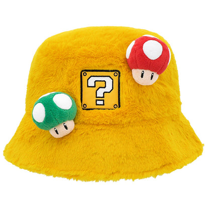 Super Nintendo World Question Block, Super Mushroom & 1-Up Mushroom Bucket Hat