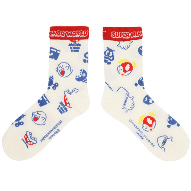 Super Nintendo World Enemy Characters Socks
