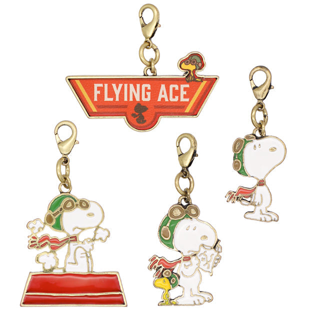 Peanuts Snoopy Flying Ace Charm Set (4 Pieces)