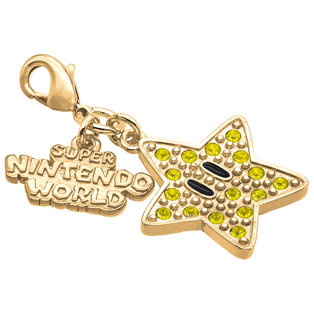 Super Nintendo World Super Star, Super Mushroom & Fire Flower Charm Set