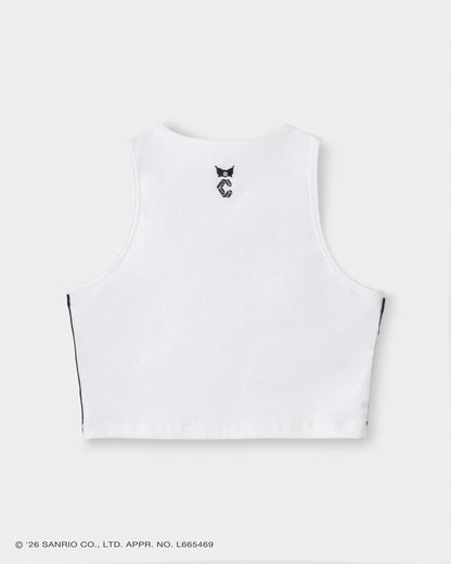 CRONOS x KUROMI Tank Top White back