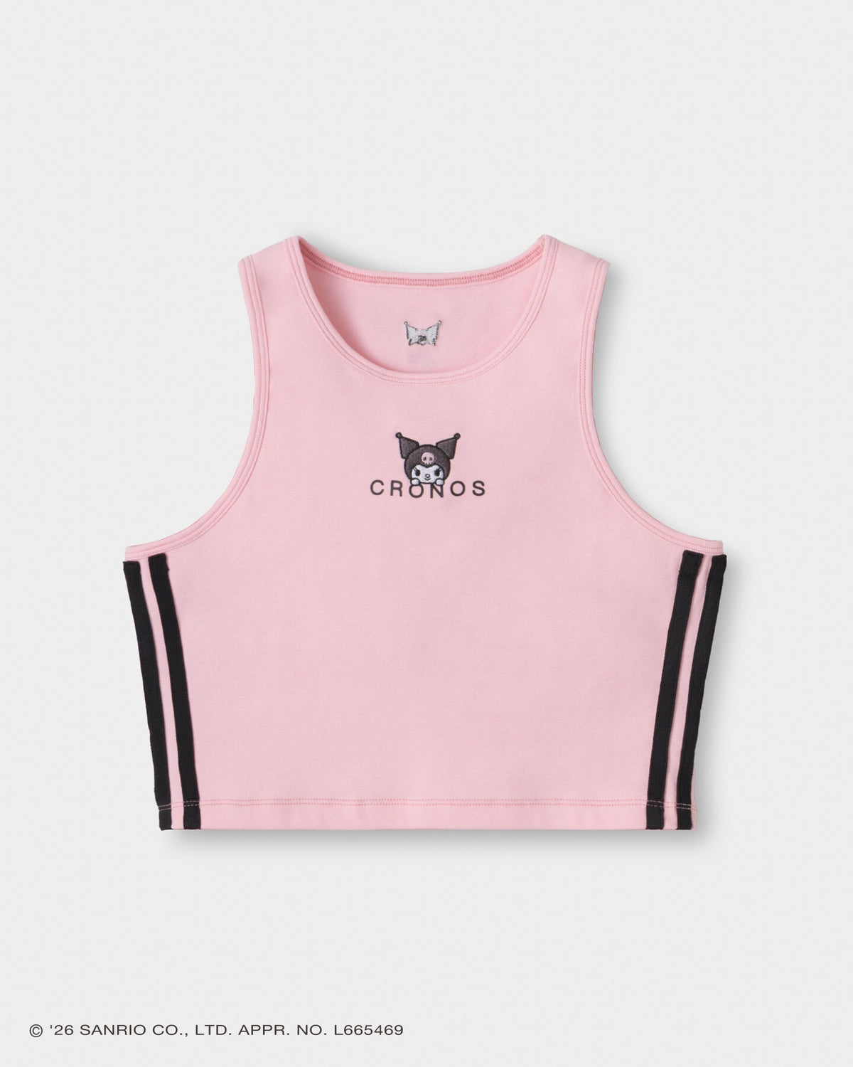 CRONOS x KUROMI Tank Top Pink front