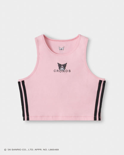 CRONOS x KUROMI Tank Top Pink front