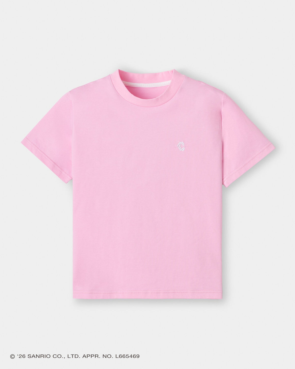 CRONOS x KUROMI Basic Tee Pink front