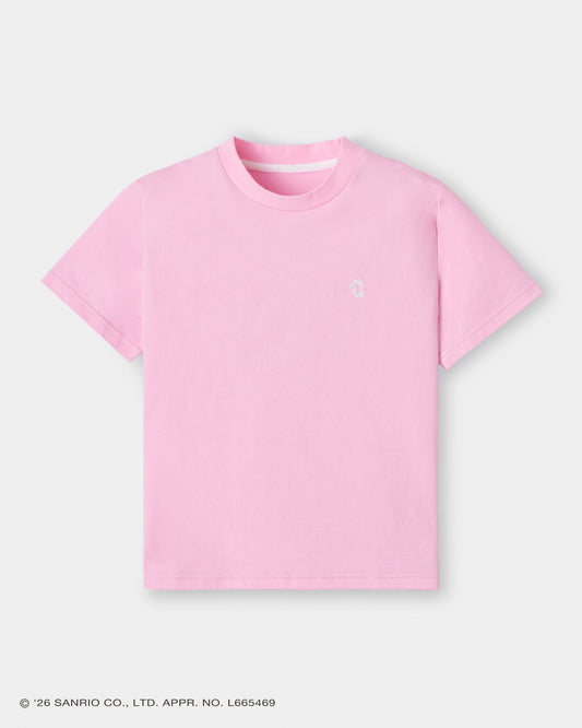 CRONOS x KUROMI Basic Tee Pink front
