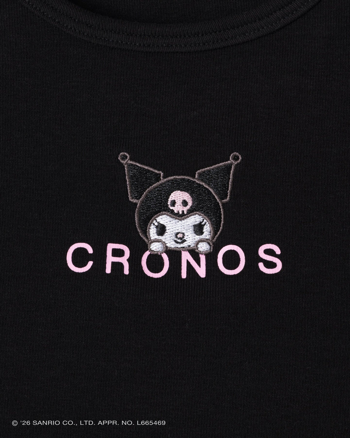 CRONOS x Kuromi Tank Top Black