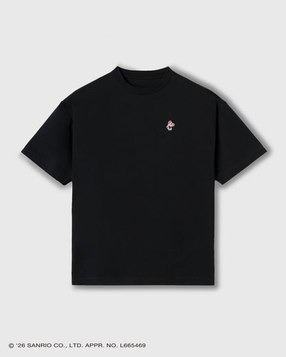 CRONOS × HELLO KITTY Big Tee Black front
