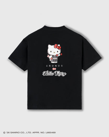 CRONOS × HELLO KITTY Big Tee Black back