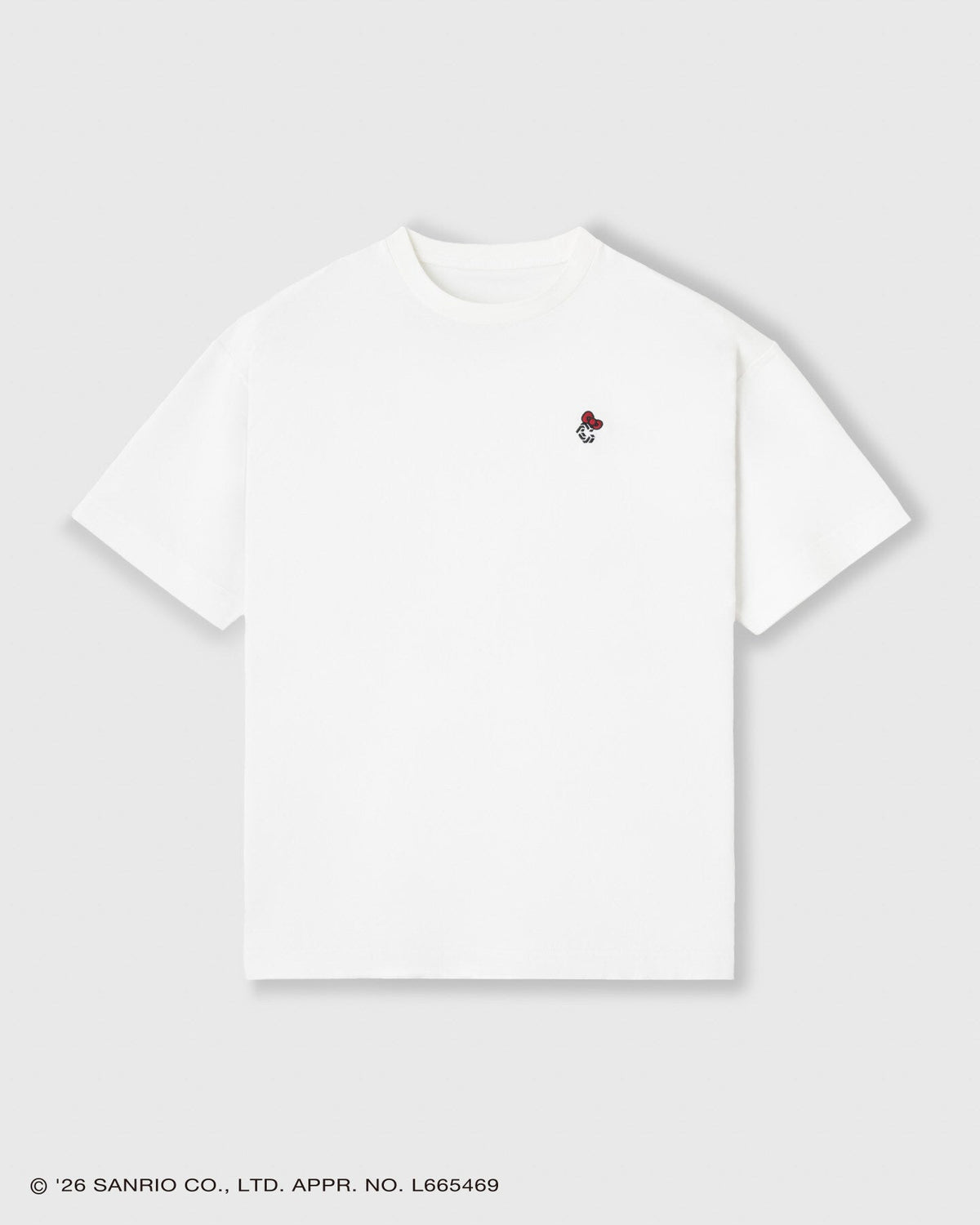CRONOS × HELLO KITTY Big Tee White front