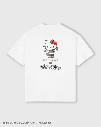 CRONOS × HELLO KITTY Big Tee White back