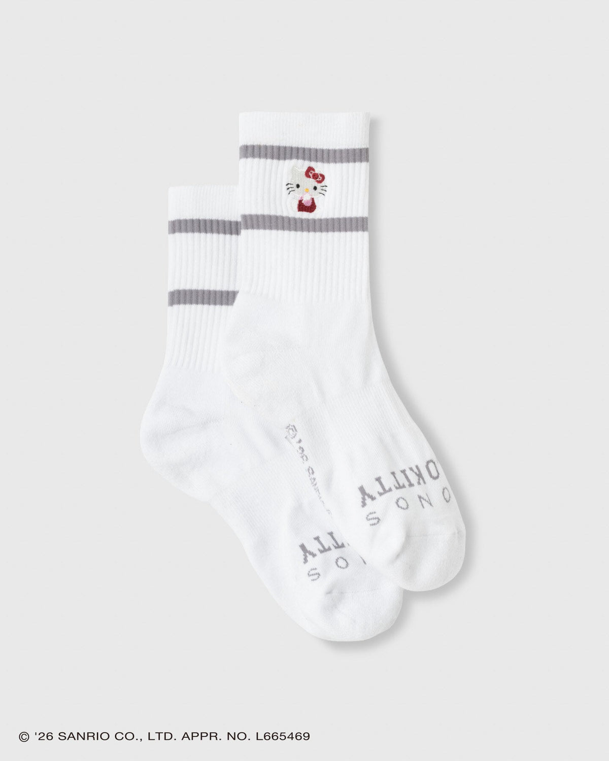 CRONOS x Hello Kitty Socks White