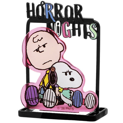 Peanuts Snoopy & Charlie Brown Halloween Jewelry Stand & Earrings Set