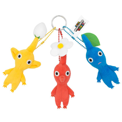 Pikmin Mascot Keychain Set