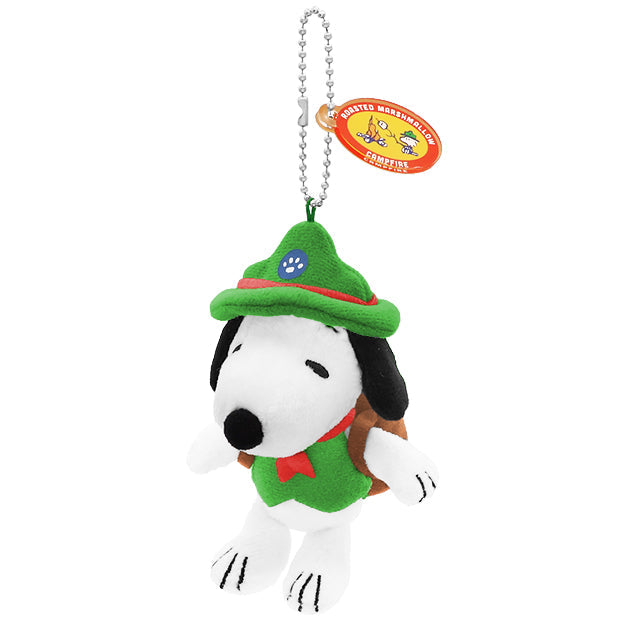 Peanuts Snoopy Beagle Scout Mascot Keychain