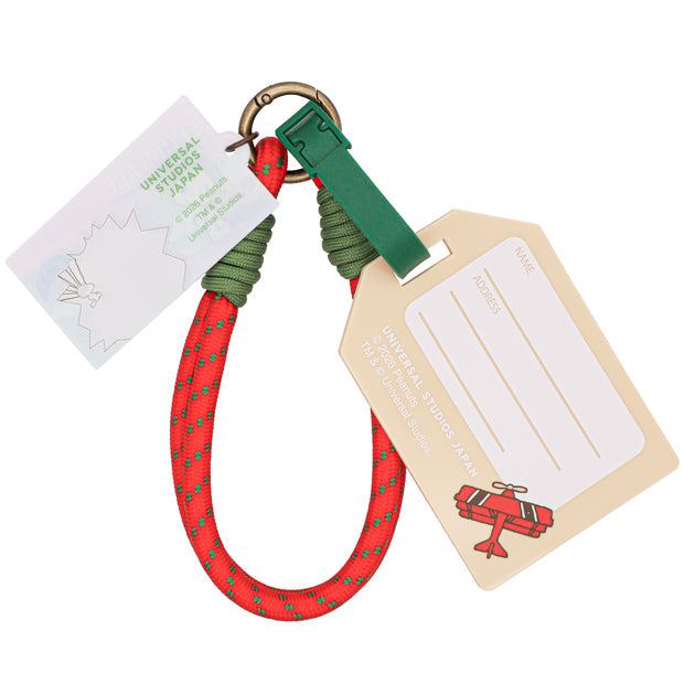 Snoopy Flying Ace Luggage Tag Keychain