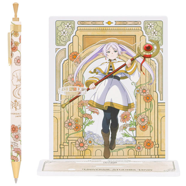 Frieren Acrylic Pen Stand with Ballpoint Pen