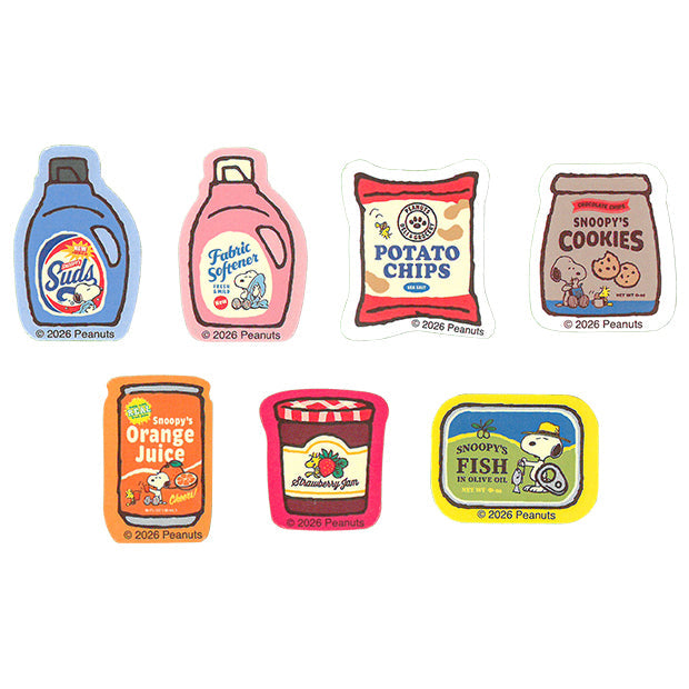 Peanuts Snoopy Sticky Notes & Stickers Set with Case