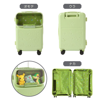 Pokémon Front-Open Carry Case Grass type