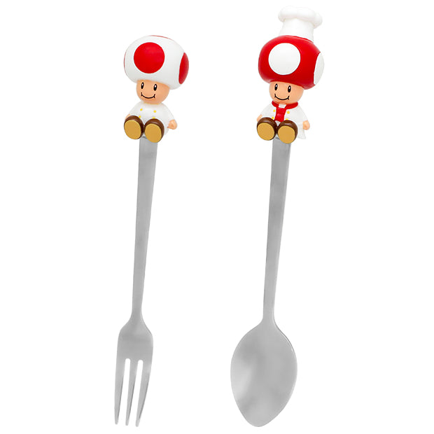 Super Nintendo World Chef Toad & Toad Cutlery Set (2 Pieces)