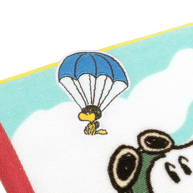 Snoopy & Woodstock Flying Ace Face Towel