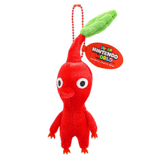 Super Nintendo World Red Pikmin Plush Keychain