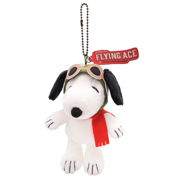 Snoopy Flying Ace Plush Keychain