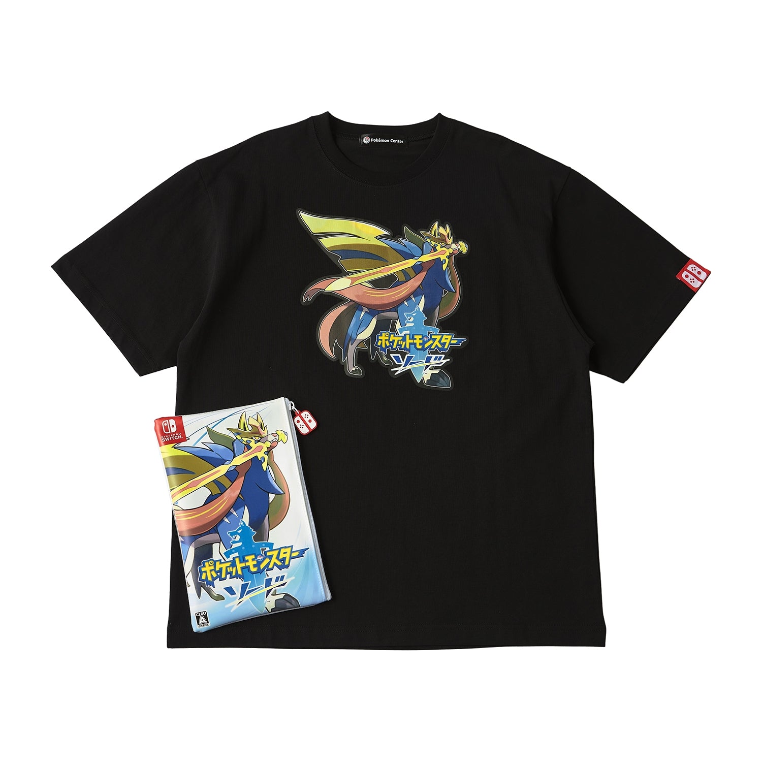 Pokémon Sword Package T-Shirt in Pouch Unisex M