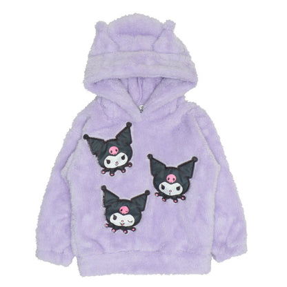 日本Sanrio 毛毛衛衣 連帽衫 hoodies 90-140cm