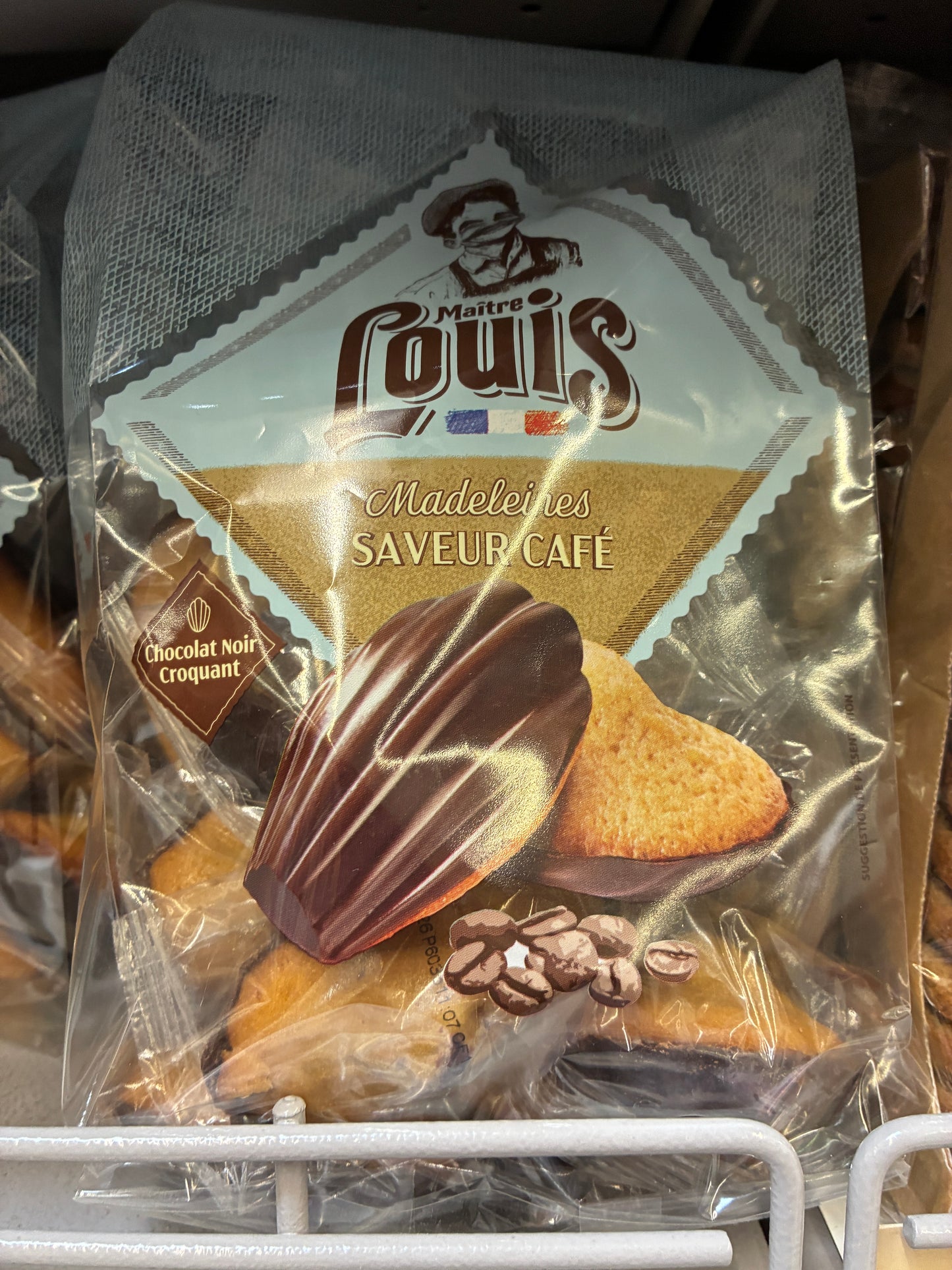 6月法國超市零食 Maitre Louis Madeleines 咖啡
