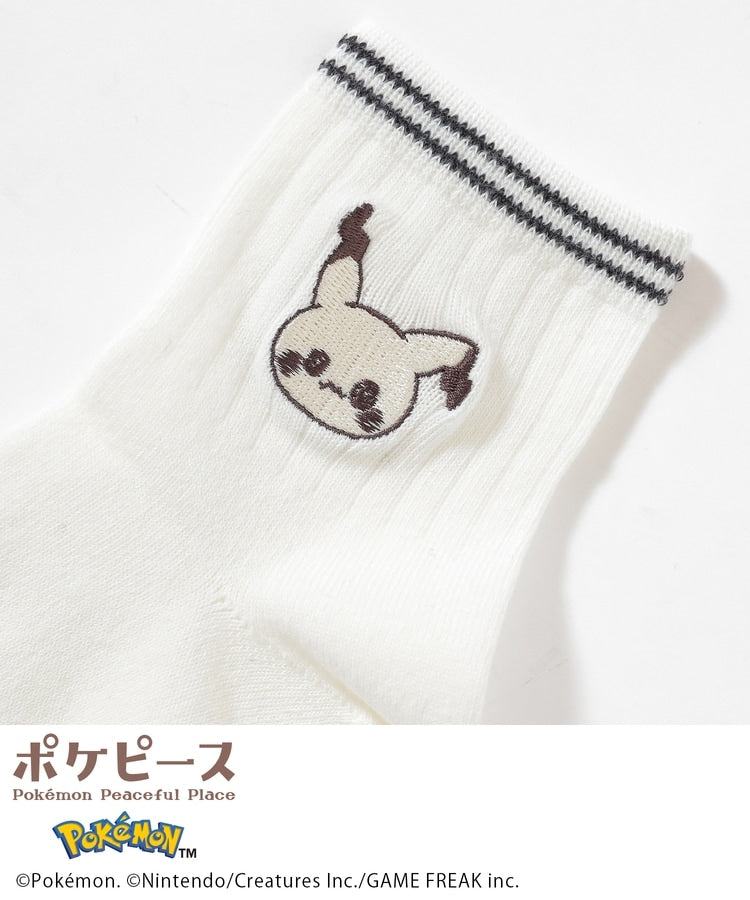 Japan｜ Poképeace White Socks