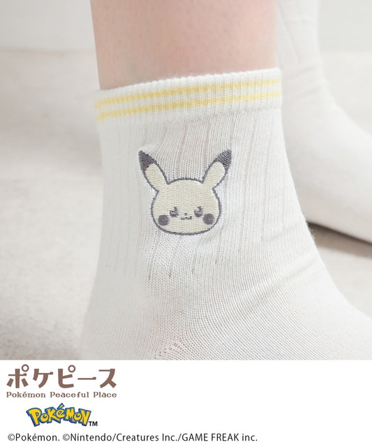 Japan｜ Poképeace White Socks