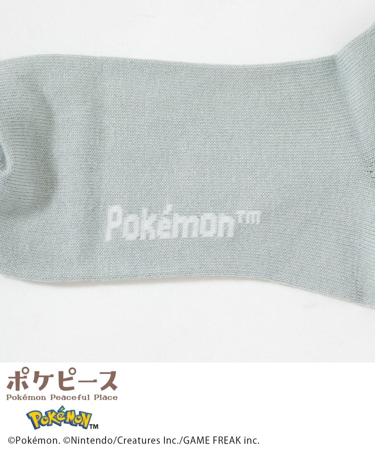 Japan｜Poképeace Embroidered Socks Black
