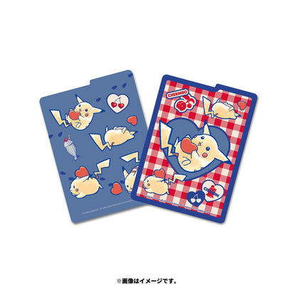 Pokémon Card Game Pikachu and Heart Deck Case