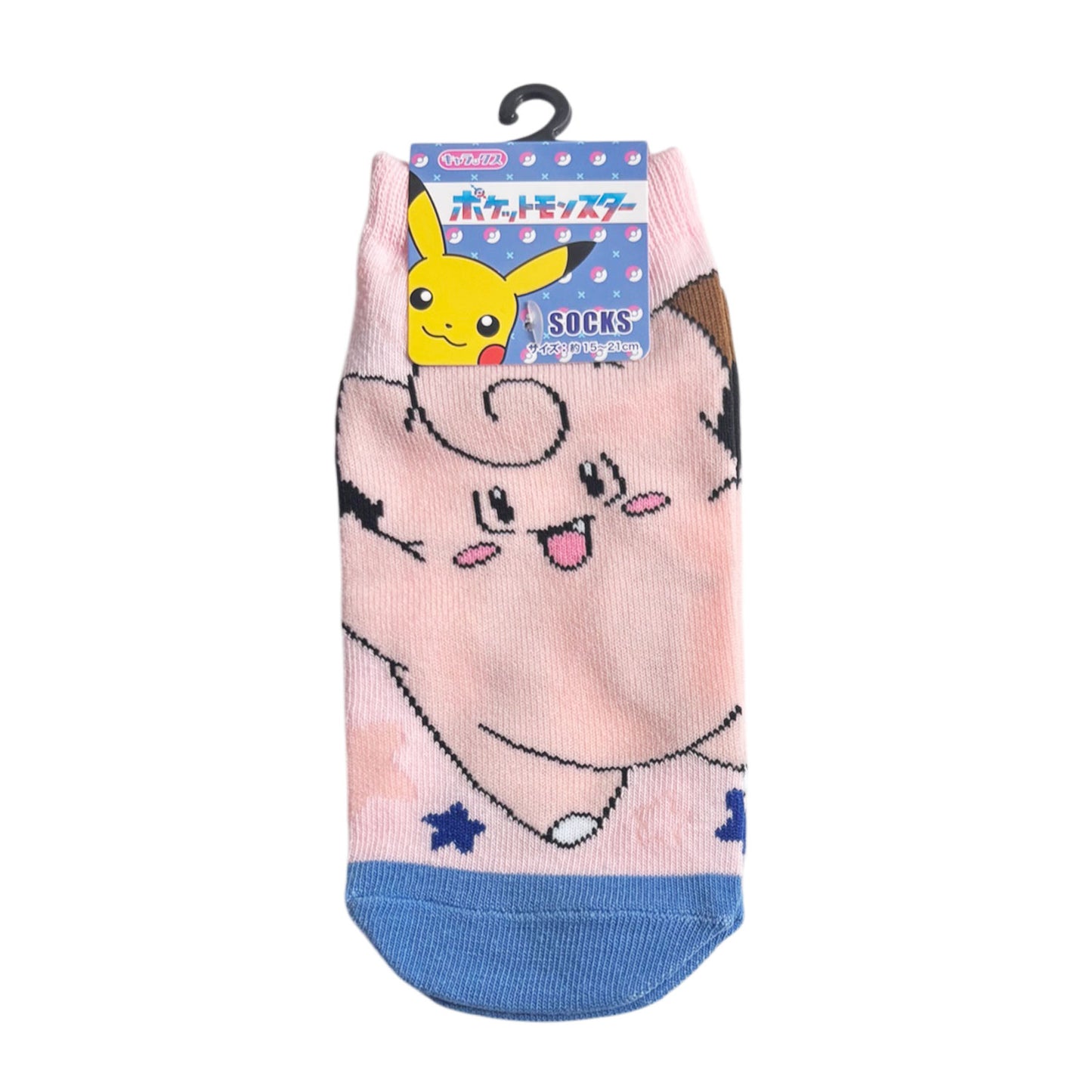 Pokémon Clefairy Starry Sky Junior Ankle Socks