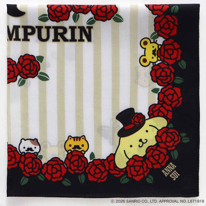 ANNA SUI x Pompompurin Print Handkerchief - Rose Red