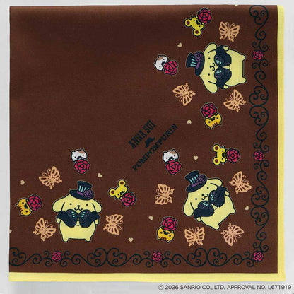 ANNA SUI x Pompompurin Print Handkerchief - Brown
