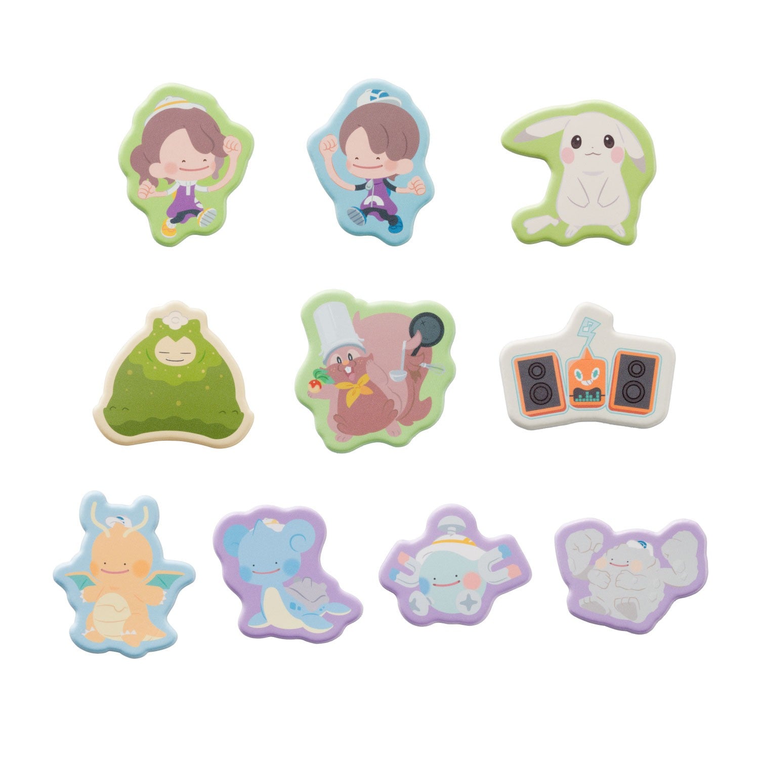 Pokémon Pokopia Ditto Hat Squishy Sticker