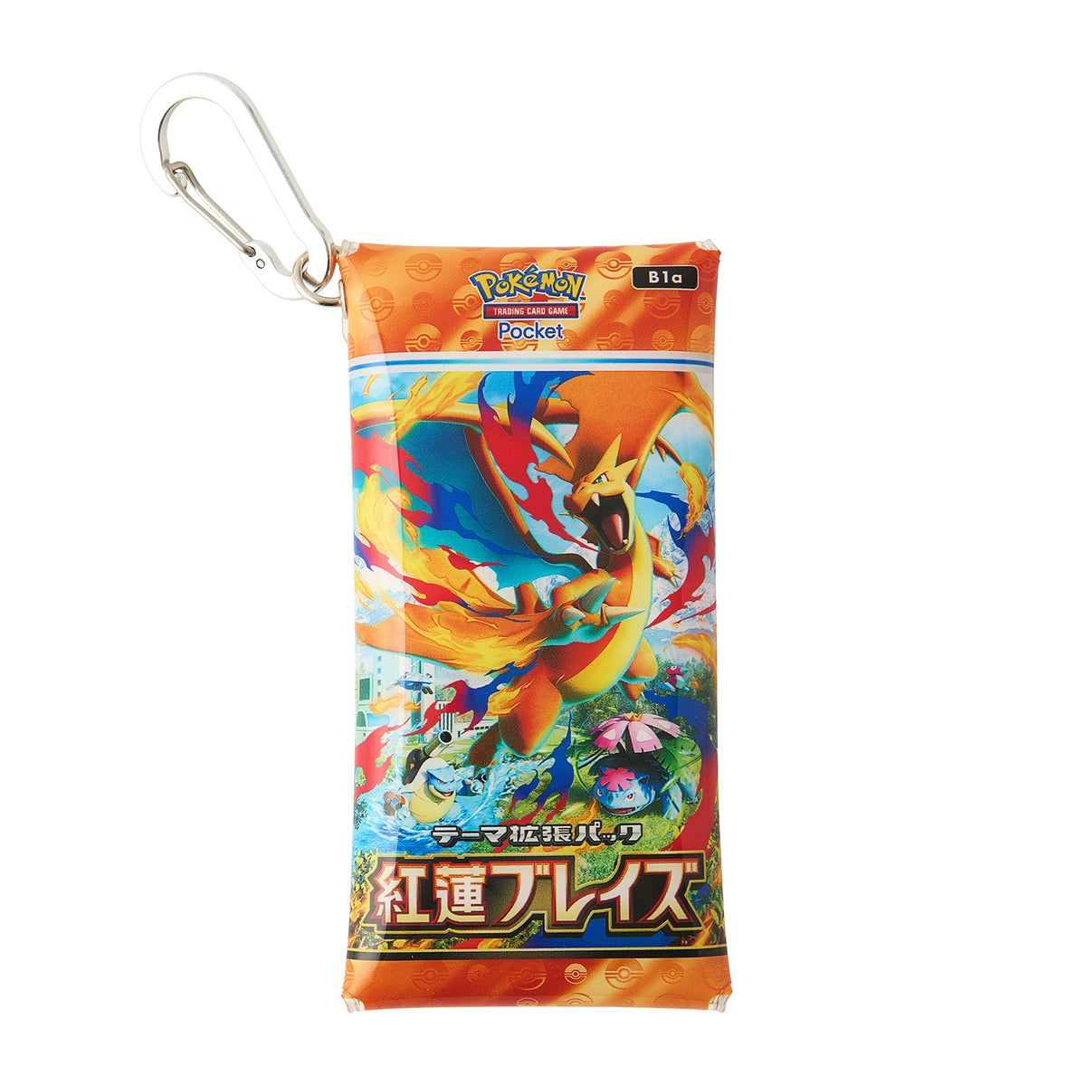 Pokémon Trading Card Game Pocket Crimson Blaze Carabiner Pouch