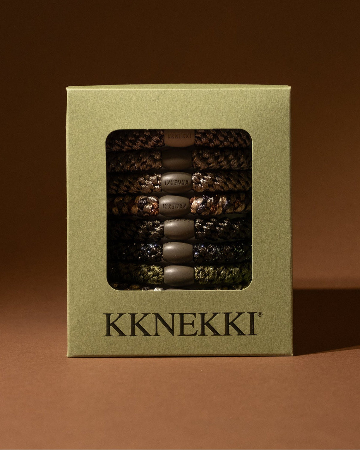 KKNEKKI Army Edition 8 Hair Ties