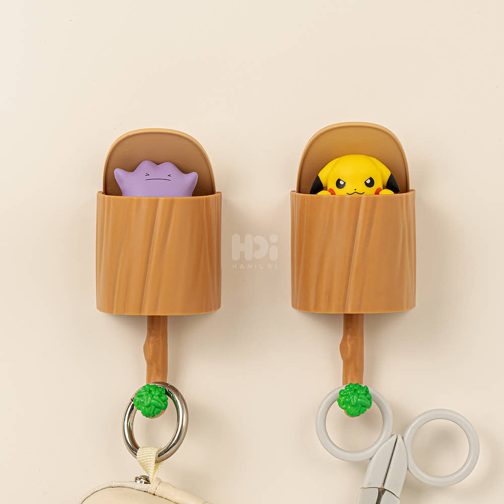 Korea Exclusive｜Pokémon Pikachu and Ditto Multi-purpose Magnetic Hook