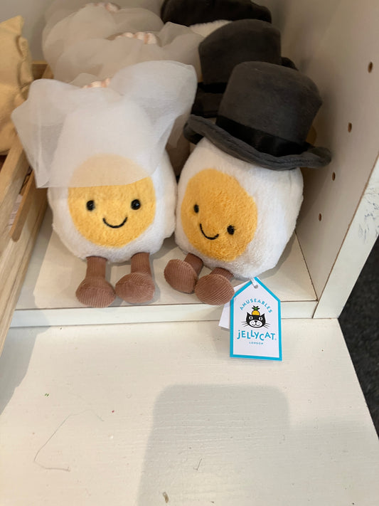 24/7 小店連線-8月中到貨 jellycat wedding egg pair -BRIDE