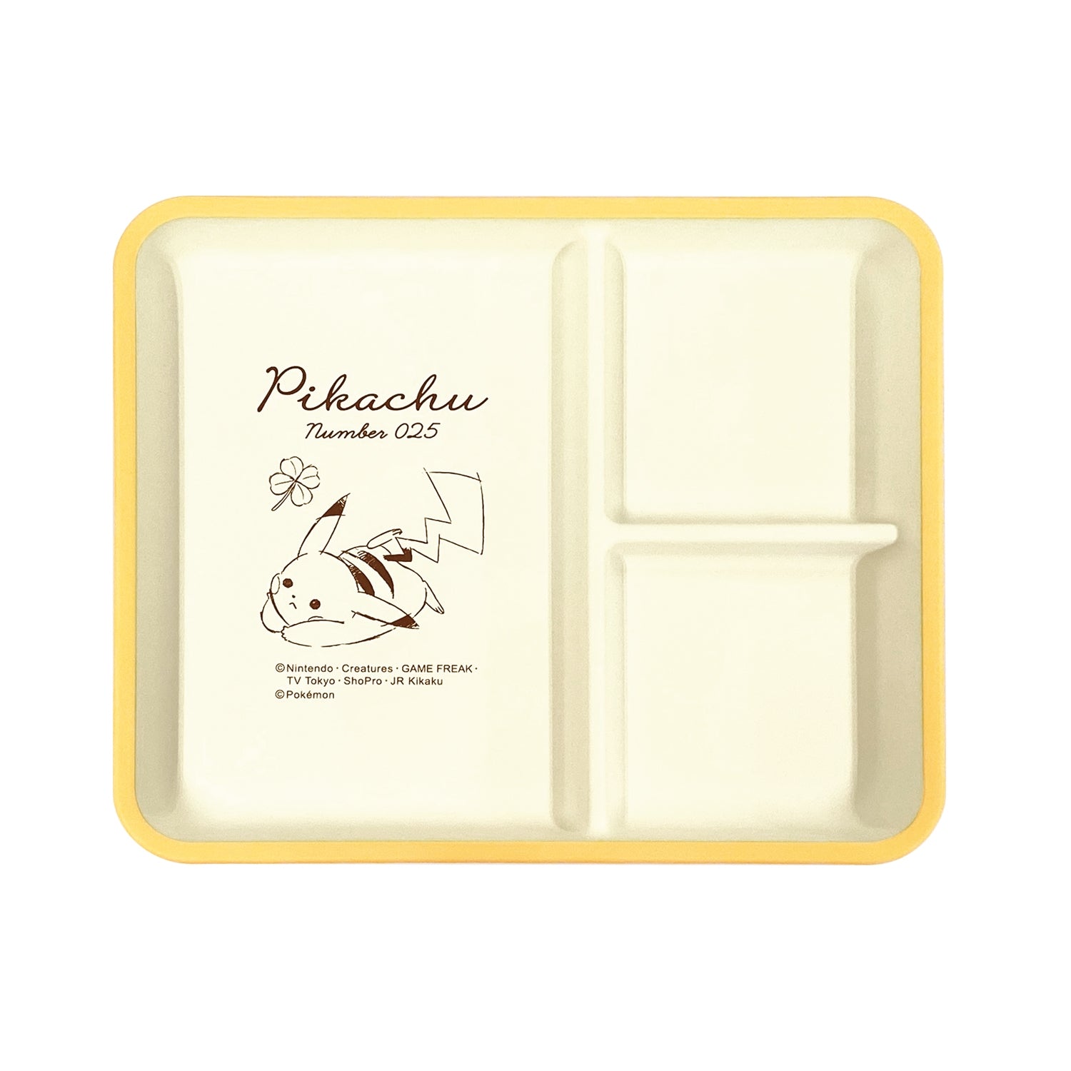 Pokémon Pikachu Happiness Square Divided Plate