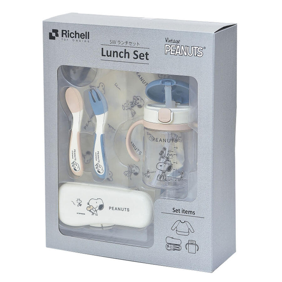 Snoopy x Richell lunch set 套裝 1 set 3樣